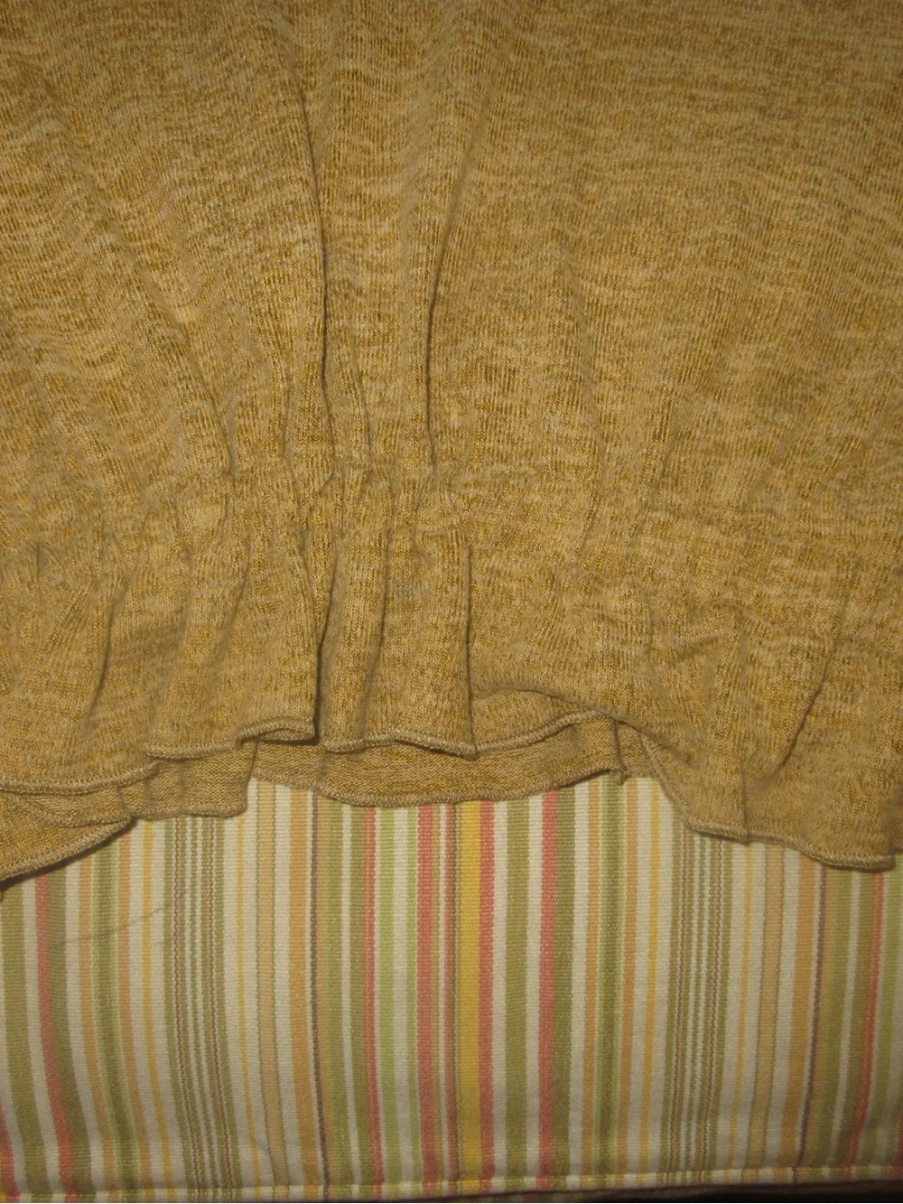 Cinch waist sweater
